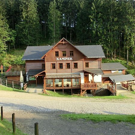 Penzion Kaminek โรกีนีซ นัด ยีเซอโร ภายนอก รูปภาพ