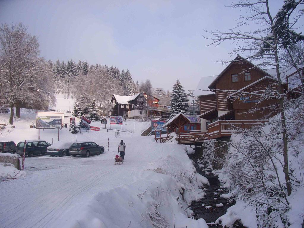 Penzion Kaminek โรกีนีซ นัด ยีเซอโร ภายนอก รูปภาพ