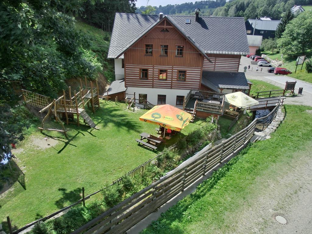 Penzion Kaminek โรกีนีซ นัด ยีเซอโร ภายนอก รูปภาพ